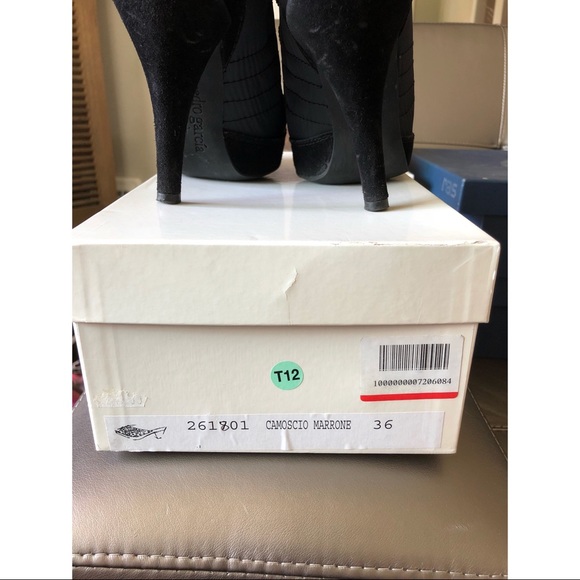 Pedro Garcia Black Suede Heels - Picture 7 of 7